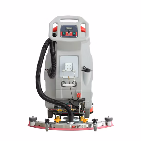 Mini máquina de limpeza manual aprovada pela CE, caminhada atrás do purificador da vassoura de piso